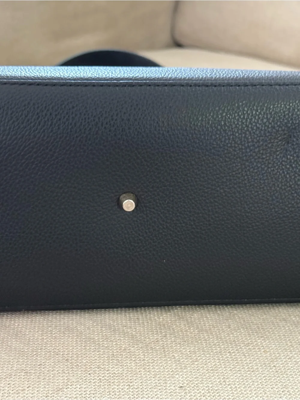 Furla Black Pebbled Leather Satchel with Gold Hardware